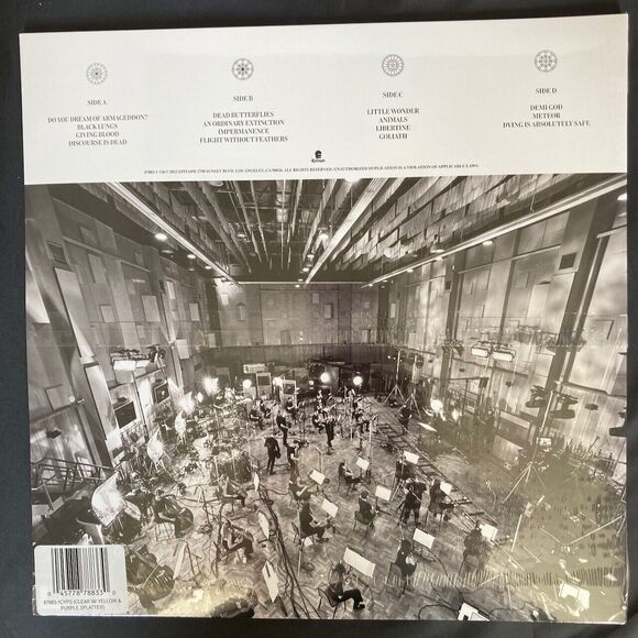 Architects LIVE At Abbey Road Ltd Ed Clear Yellow Purple Splatter Double Vinyl - Picture 3 of 4